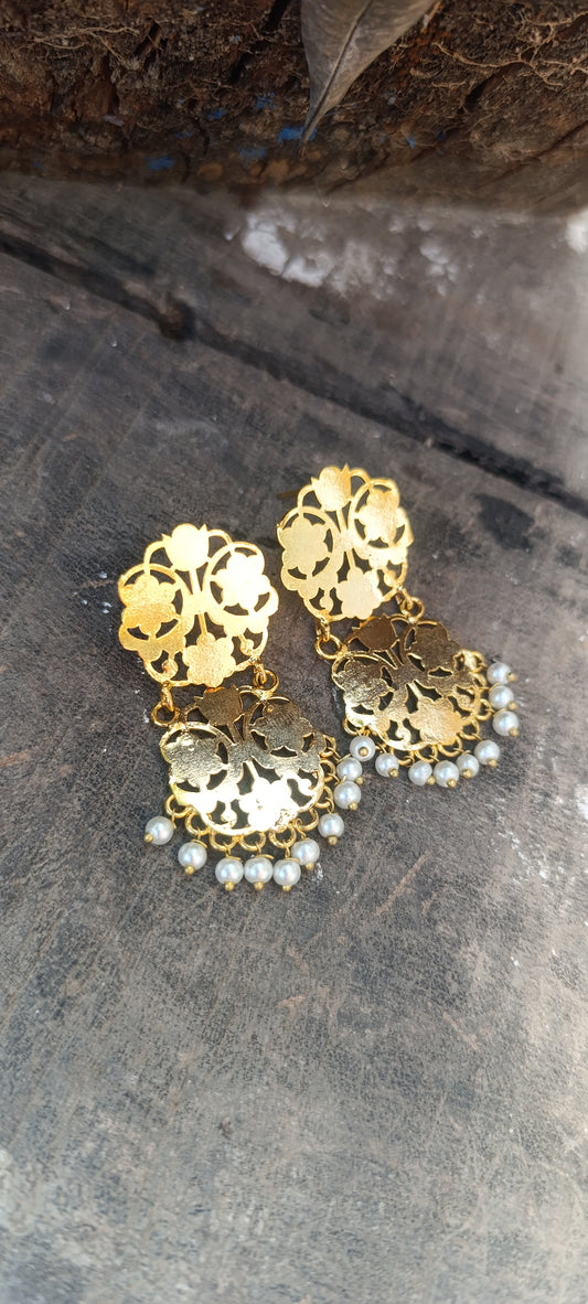 Gul mohar earrings (1)
