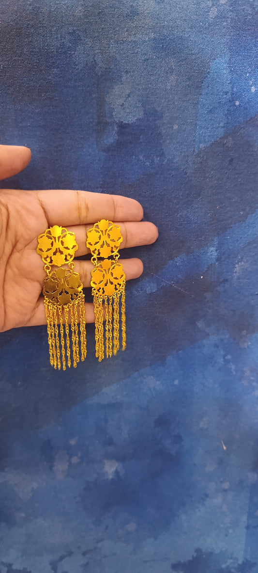 Gul mohar earrings